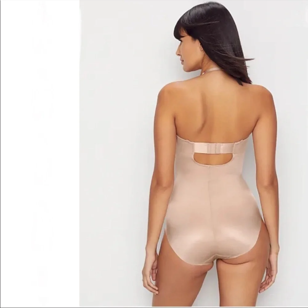NWOT SPANX Suit Your Fancy Strapless Cupped Panty
Bodysuit L_7